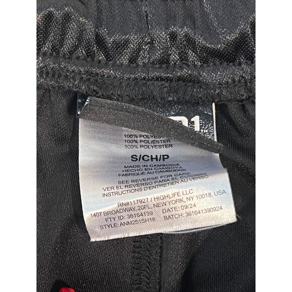 AND1 Red Black Basketball Shorts Mens S - Picture 3 of 3